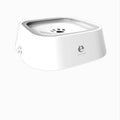 The no spill pet water bowl in white.