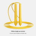 The speed skipping rope in yellow.